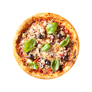Cheesy Olive Pizza